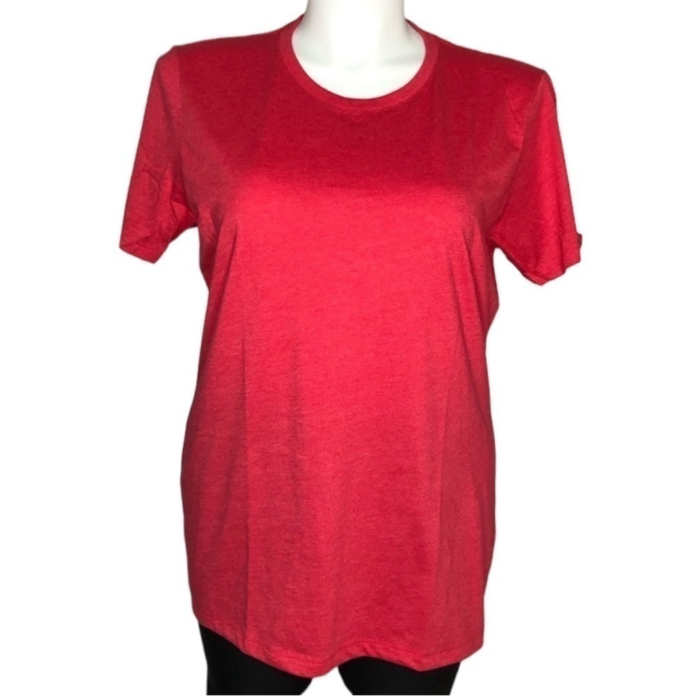 Clementine red crew neck tee, NWOT, 3X
